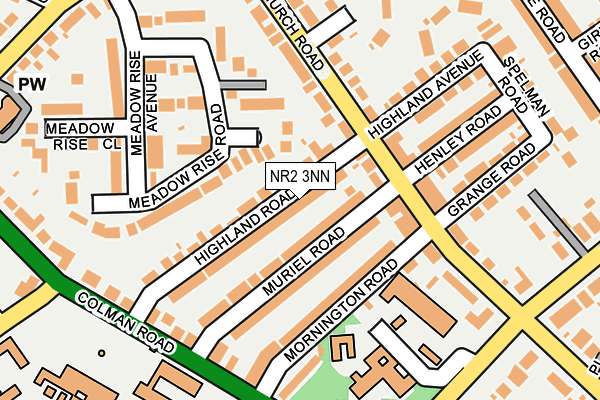 NR2 3NN map - OS OpenMap – Local (Ordnance Survey)