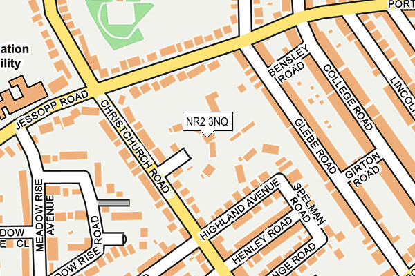 NR2 3NQ map - OS OpenMap – Local (Ordnance Survey)