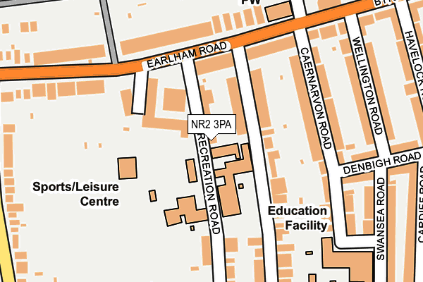 NR2 3PA map - OS OpenMap – Local (Ordnance Survey)