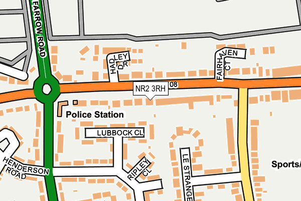 NR2 3RH map - OS OpenMap – Local (Ordnance Survey)
