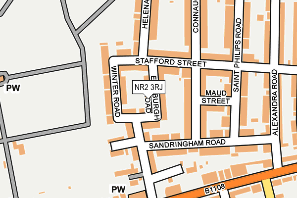 NR2 3RJ map - OS OpenMap – Local (Ordnance Survey)