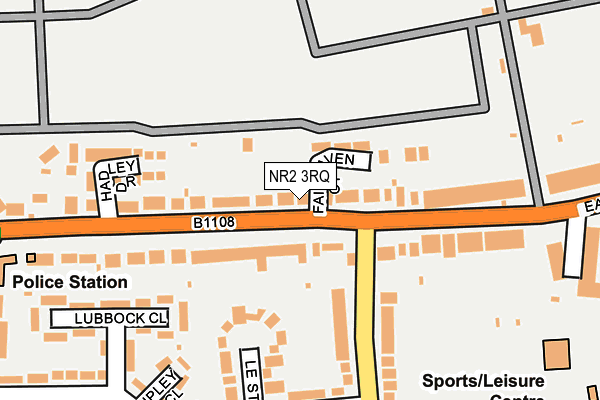 NR2 3RQ map - OS OpenMap – Local (Ordnance Survey)