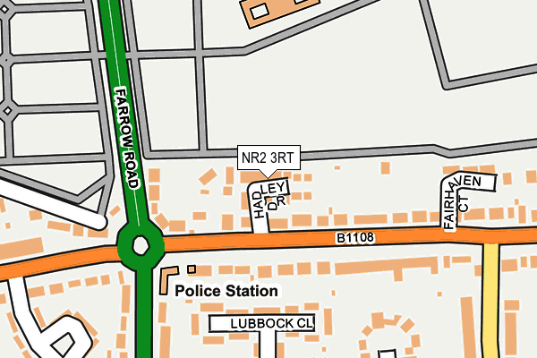 NR2 3RT map - OS OpenMap – Local (Ordnance Survey)