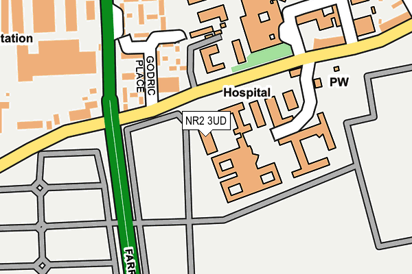 NR2 3UD map - OS OpenMap – Local (Ordnance Survey)