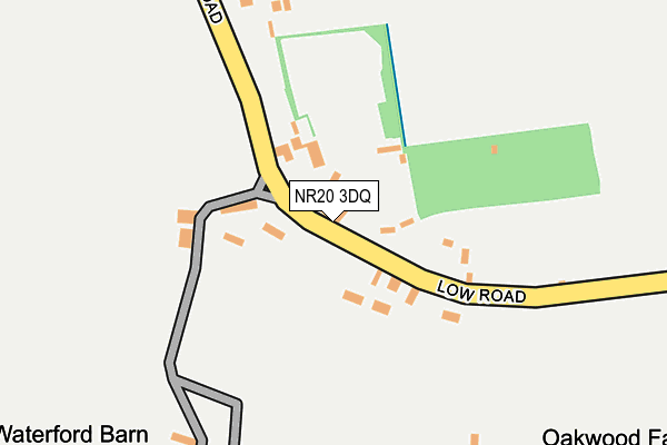 NR20 3DQ map - OS OpenMap – Local (Ordnance Survey)