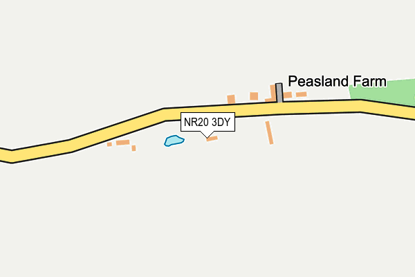 NR20 3DY map - OS OpenMap – Local (Ordnance Survey)