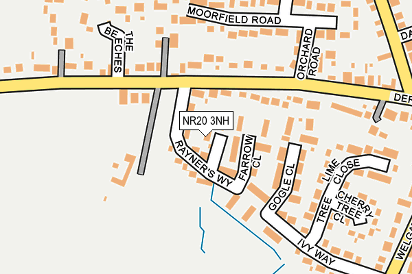 NR20 3NH map - OS OpenMap – Local (Ordnance Survey)