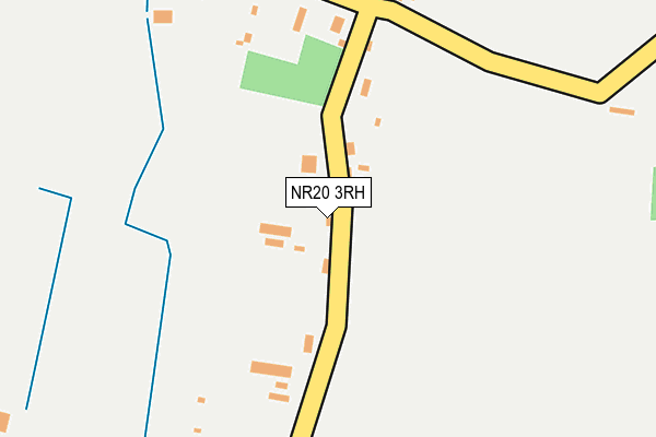 NR20 3RH map - OS OpenMap – Local (Ordnance Survey)
