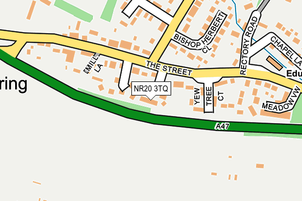 NR20 3TQ map - OS OpenMap – Local (Ordnance Survey)