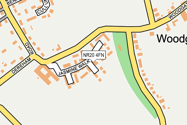 NR20 4FN map - OS OpenMap – Local (Ordnance Survey)