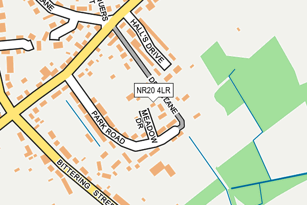NR20 4LR map - OS OpenMap – Local (Ordnance Survey)