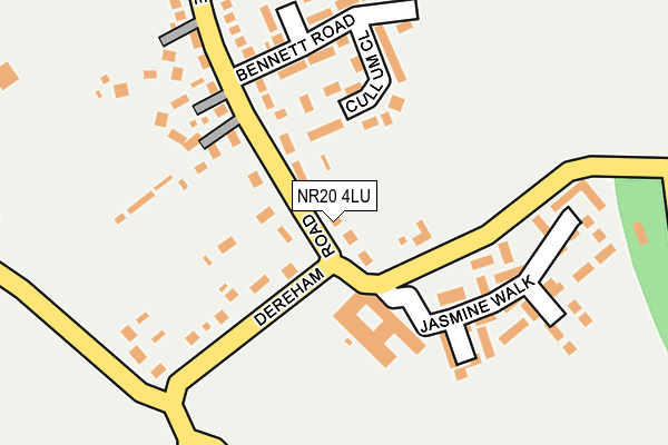 NR20 4LU map - OS OpenMap – Local (Ordnance Survey)
