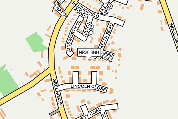 NR20 4NH map - OS OpenMap – Local (Ordnance Survey)
