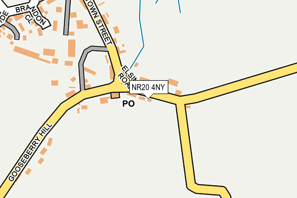 NR20 4NY map - OS OpenMap – Local (Ordnance Survey)