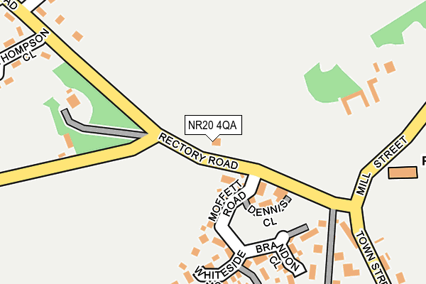 NR20 4QA map - OS OpenMap – Local (Ordnance Survey)