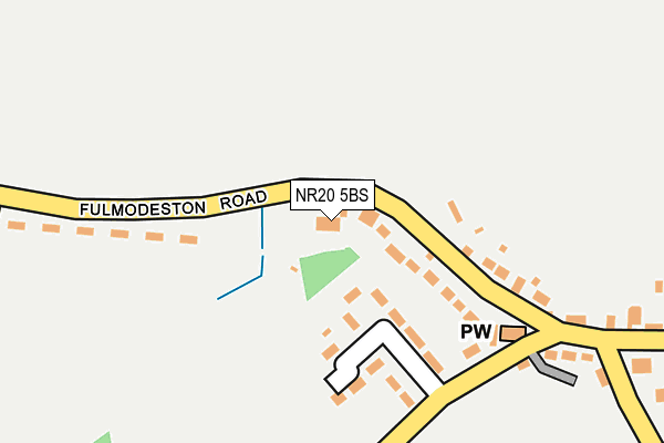 NR20 5BS map - OS OpenMap – Local (Ordnance Survey)