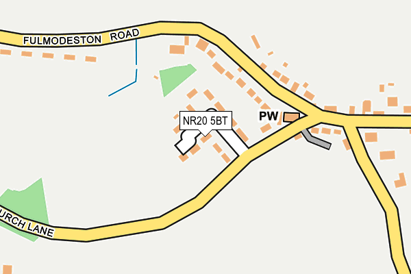 NR20 5BT map - OS OpenMap – Local (Ordnance Survey)
