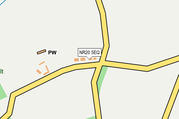 NR20 5EQ map - OS OpenMap – Local (Ordnance Survey)