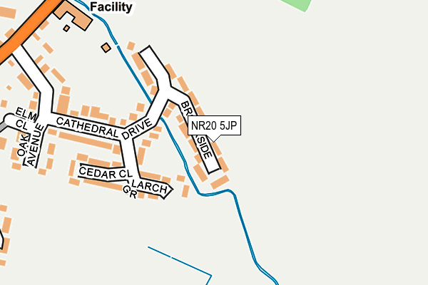 NR20 5JP map - OS OpenMap – Local (Ordnance Survey)