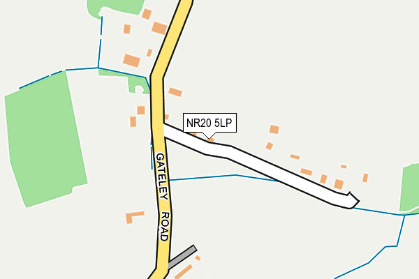 NR20 5LP map - OS OpenMap – Local (Ordnance Survey)