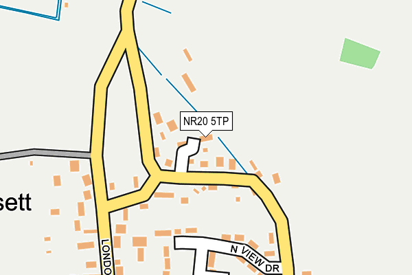 NR20 5TP map - OS OpenMap – Local (Ordnance Survey)