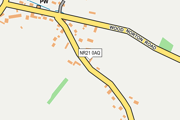 NR21 0AQ map - OS OpenMap – Local (Ordnance Survey)