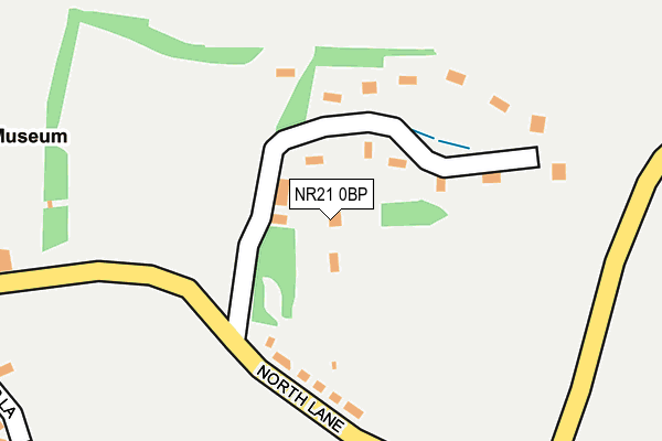 NR21 0BP map - OS OpenMap – Local (Ordnance Survey)