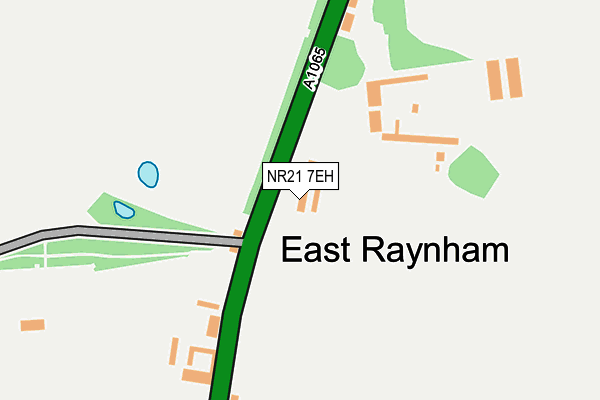NR21 7EH map - OS OpenMap – Local (Ordnance Survey)