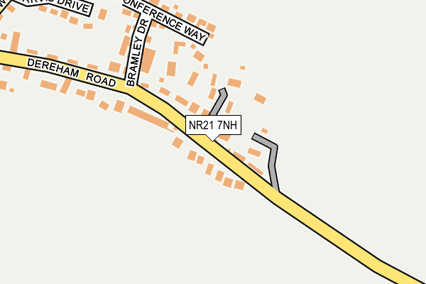 NR21 7NH map - OS OpenMap – Local (Ordnance Survey)