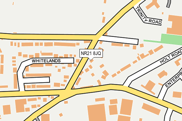 NR21 8JQ map - OS OpenMap – Local (Ordnance Survey)