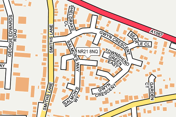 NR21 8NQ map - OS OpenMap – Local (Ordnance Survey)