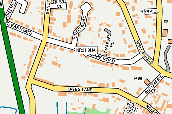 Map of PAUL TOWERS PLUMBING AND HEATING LTD at local scale