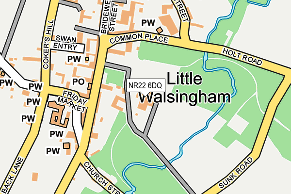 Map of WALSINGHAM ESTATE PROPERTIES LIMITED at local scale