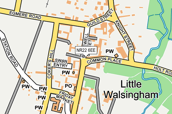 Map of WALSINGHAM COLLEGE TRUST ASSOCIATION LIMITED at local scale