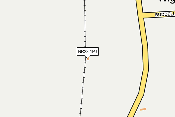 NR23 1PJ map - OS OpenMap – Local (Ordnance Survey)