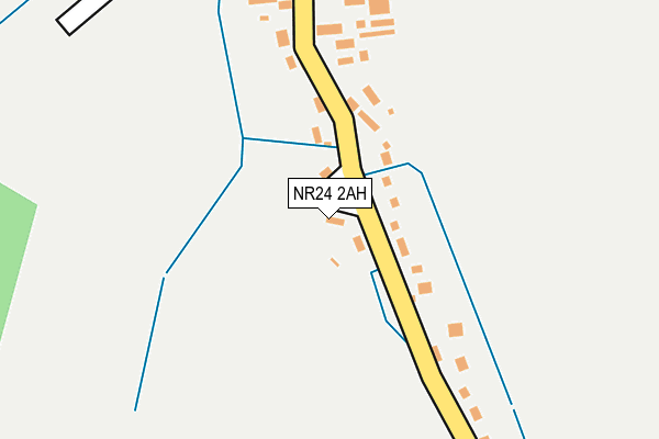NR24 2AH map - OS OpenMap – Local (Ordnance Survey)