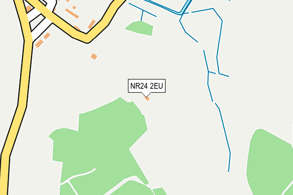 NR24 2EU map - OS OpenMap – Local (Ordnance Survey)