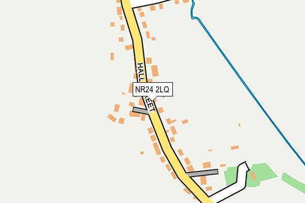 NR24 2LQ map - OS OpenMap – Local (Ordnance Survey)