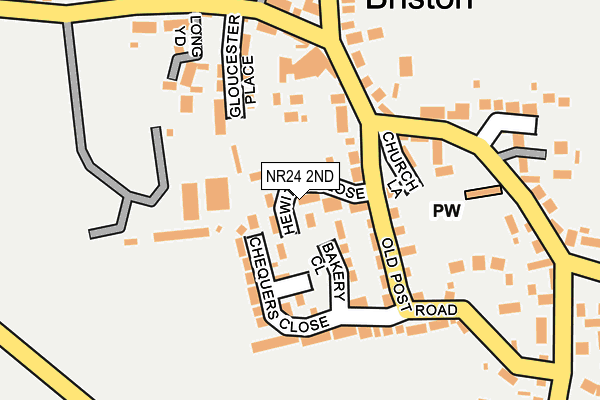 NR24 2ND map - OS OpenMap – Local (Ordnance Survey)