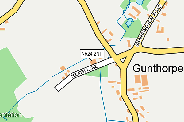 NR24 2NT map - OS OpenMap – Local (Ordnance Survey)