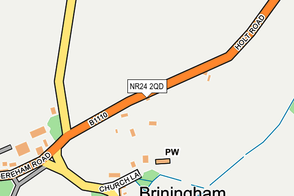 NR24 2QD map - OS OpenMap – Local (Ordnance Survey)