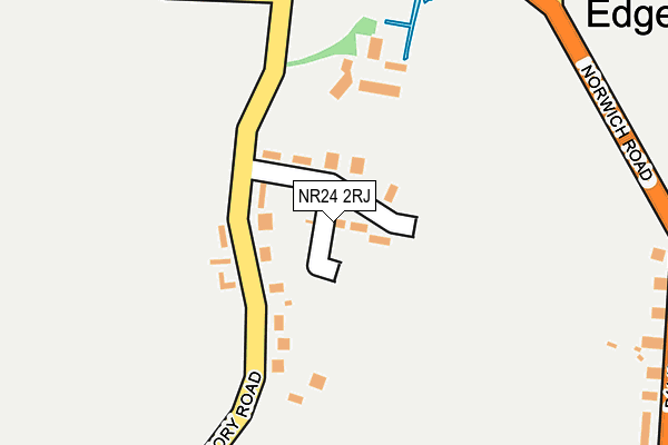 NR24 2RJ map - OS OpenMap – Local (Ordnance Survey)