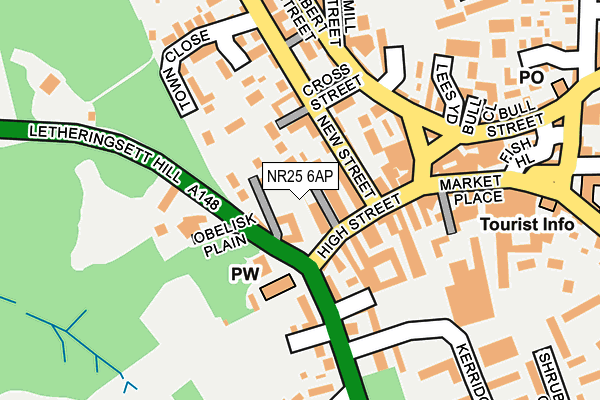 NR25 6AP map - OS OpenMap – Local (Ordnance Survey)