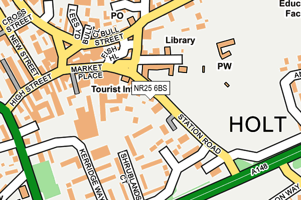 Map of SARA THORNLEY LIMITED at local scale