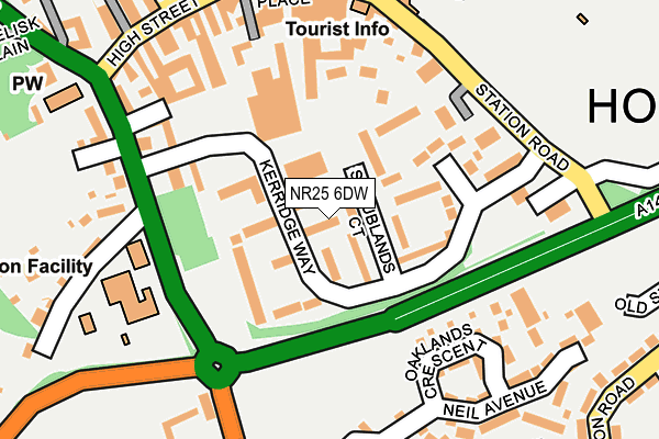 NR25 6DW map - OS OpenMap – Local (Ordnance Survey)