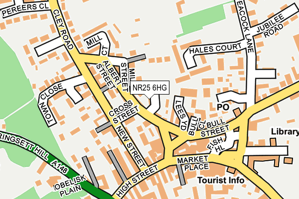 NR25 6HG map - OS OpenMap – Local (Ordnance Survey)