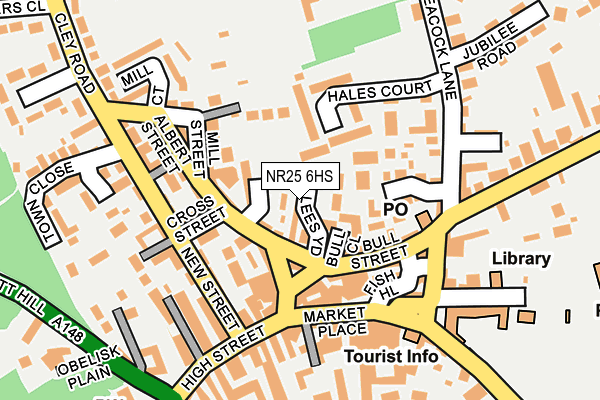NR25 6HS map - OS OpenMap – Local (Ordnance Survey)