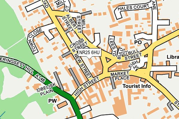 NR25 6HU map - OS OpenMap – Local (Ordnance Survey)