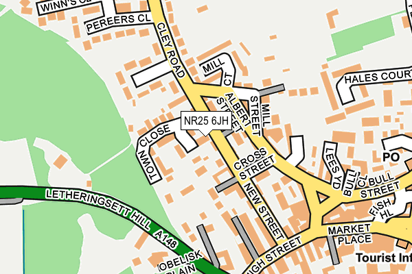 NR25 6JH map - OS OpenMap – Local (Ordnance Survey)