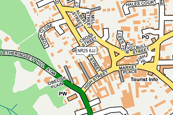 NR25 6JJ map - OS OpenMap – Local (Ordnance Survey)